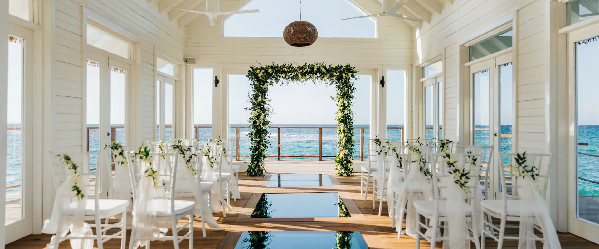 over the water chapel in sandals jamaica