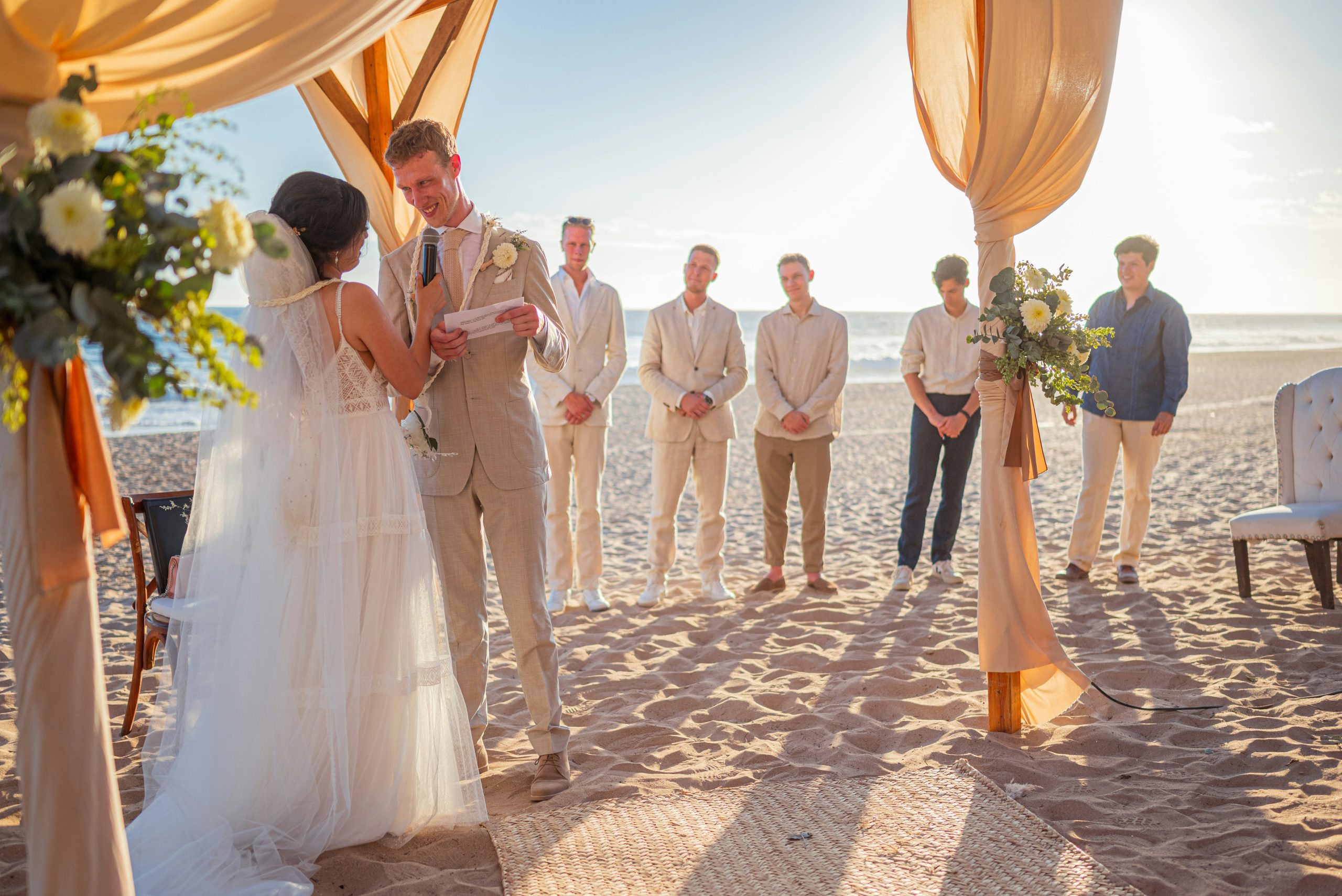 canadian couple married on the beach in punta cana